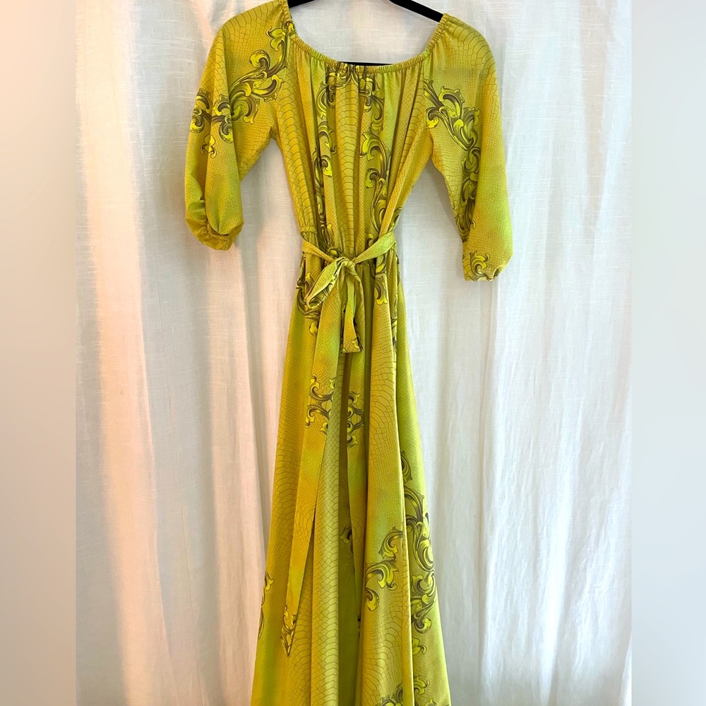 Chartreuse Maxi Dress